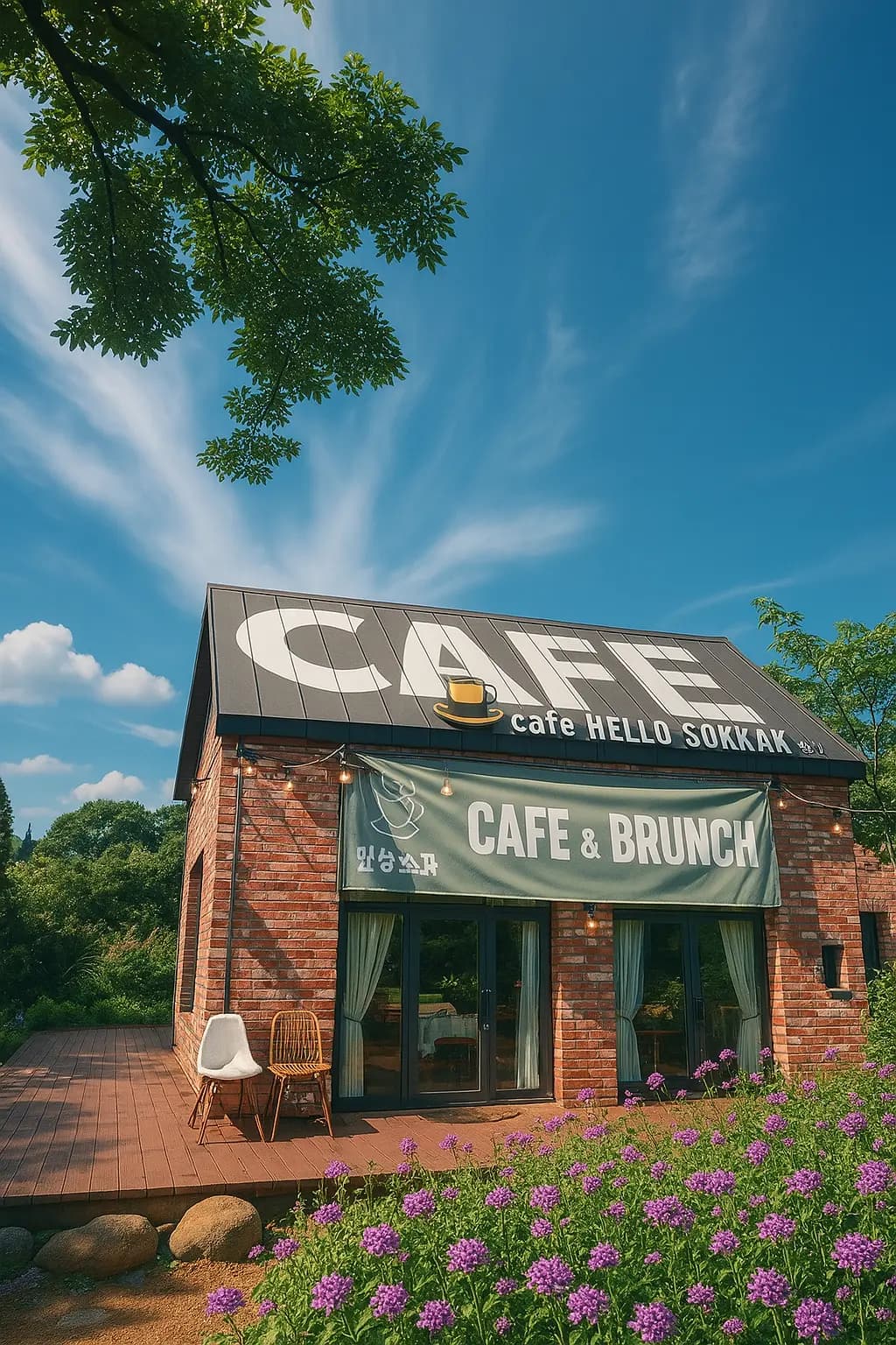 안녕소깍 서귀포쇠소깍브런치카페 - 이미지 1